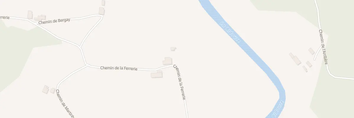 Plan du 1685 Che de la Ferrerie à Came