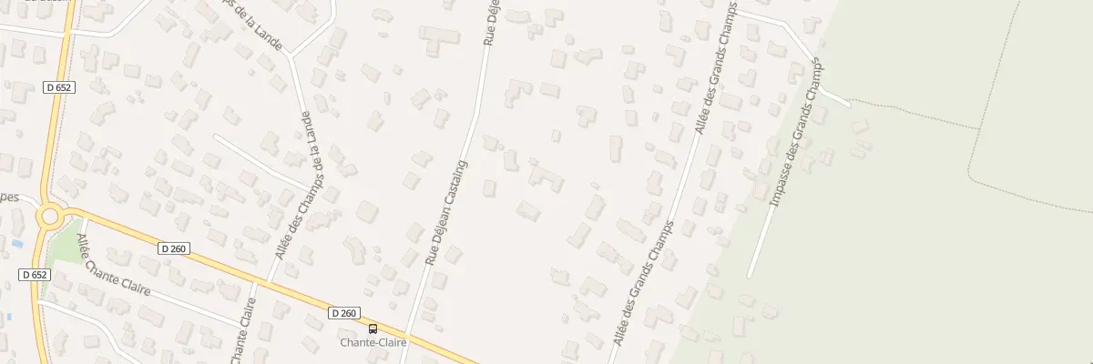 Plan du 93 Rue Dejean Castaing à Gujan-Mestras