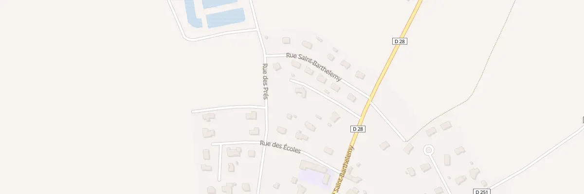 Plan du 63 Rue St Barthelemy - St Romphai à Bourgvallées