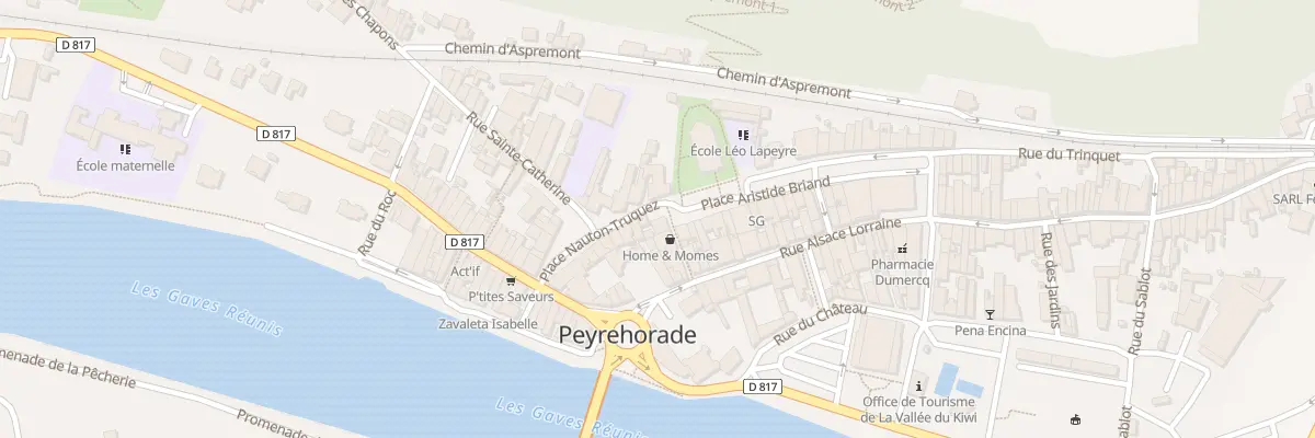 Plan du 494 Pl Aristide Briand à Peyrehorade