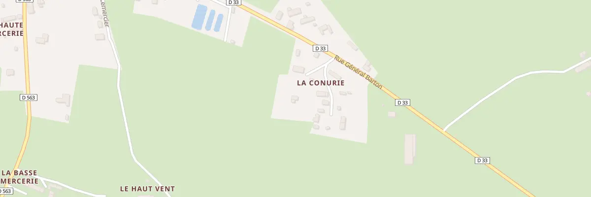 Plan du 24A Rue Général Barton à Coulouvray-Boisbenâtre