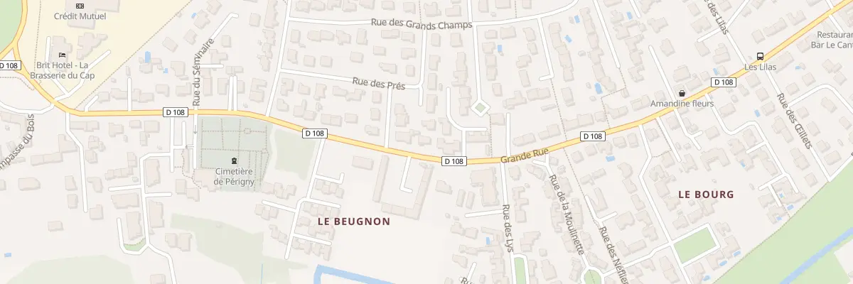 Plan du 66 Grande Rue à Périgny