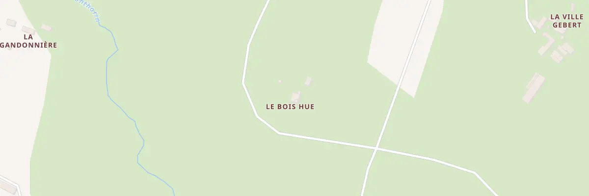 Plan du 2 Le Bois Hué à La Bazouge-du-Désert