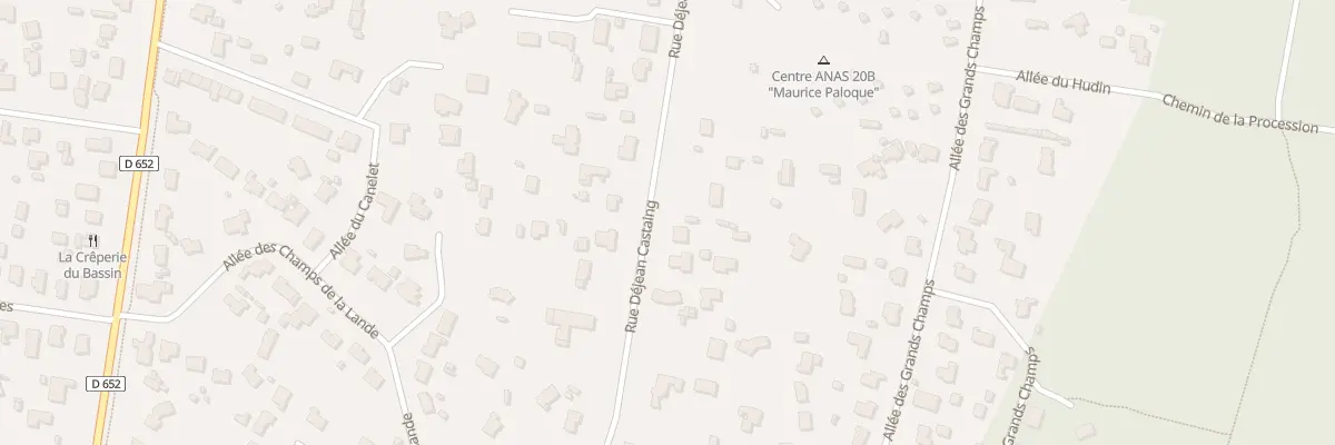 Plan du 75 Rue Dejean Castaing à Gujan-Mestras