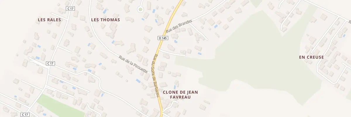 Plan du 21 Rue du Golfe de Barbareu à Étaules