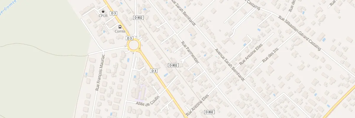 Plan du 11 Rue Parmentier à Andernos-les-Bains