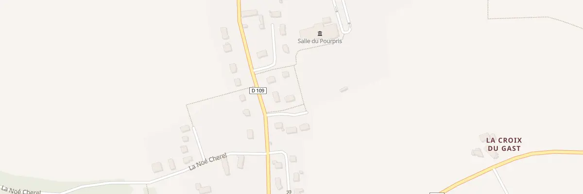 Plan du 4 Rue des Seringats à La Bazouge-du-Désert