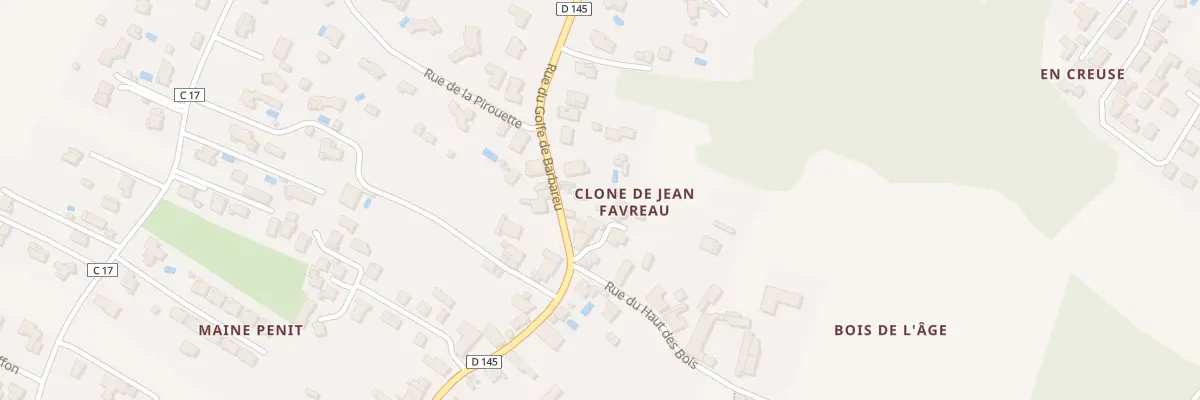 Plan du 29 Rue du Golfe de Barbareu à Étaules