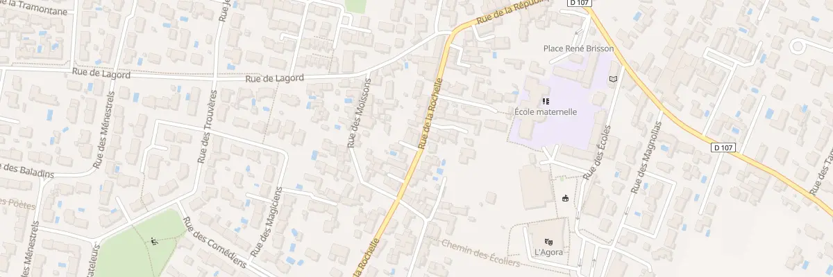 Plan du 22 Rue de la Rochelle à Saint-Xandre