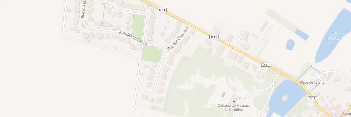 Plan du 11 Rue des Chaumes à Mesnard-la-Barotière
