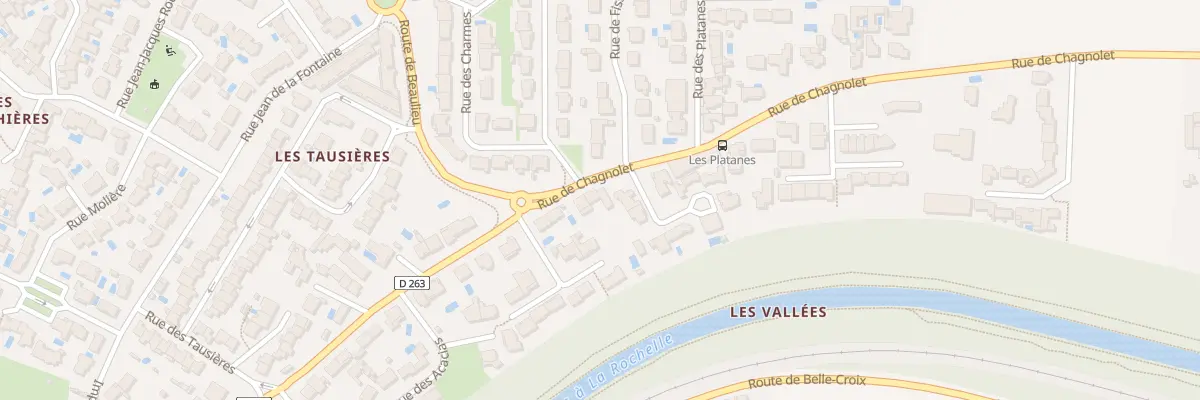 Plan du 56 Rue de Chagnolet à Périgny