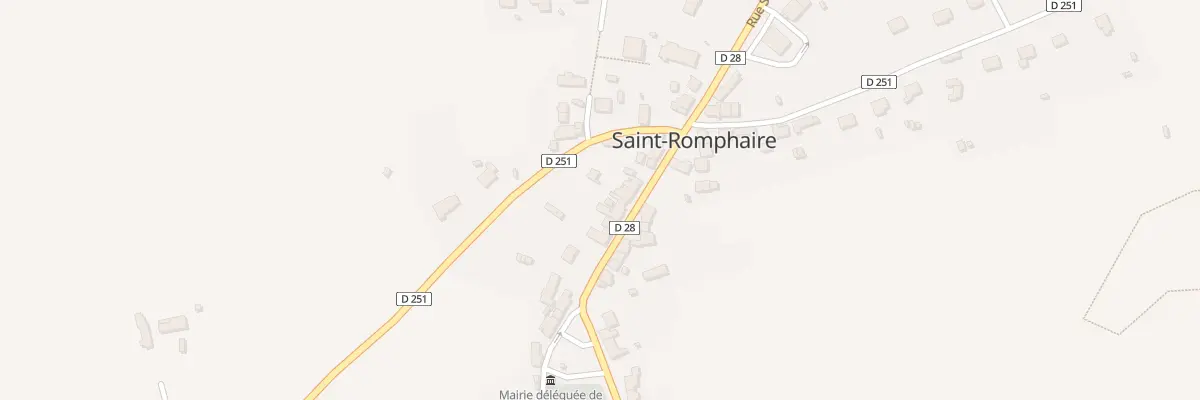 Plan du 25 Rue St Barthelemy - St Romphai à Bourgvallées