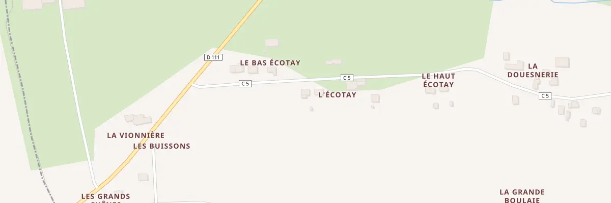 Plan du 33 Le Bas Ecottay à Mondevert