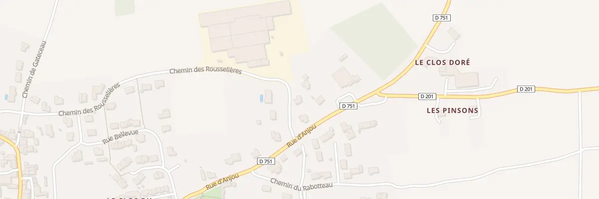 Plan du 725 Che des Rousselieres (Bouzill) à Orée d’Anjou