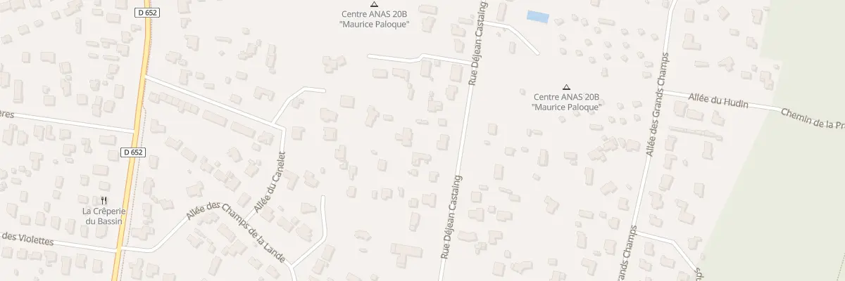 Plan du 76 Rue Dejean Castaing à Gujan-Mestras