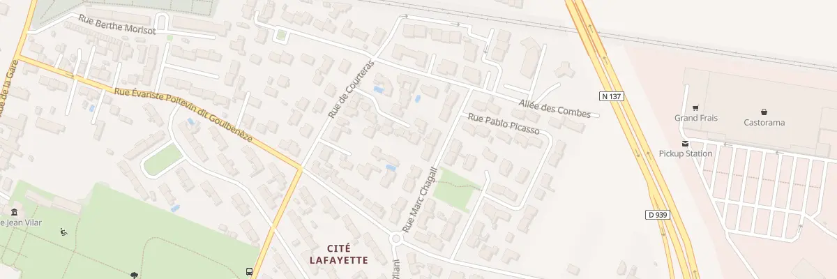 Plan du 72J Che de Courteras à Aytré