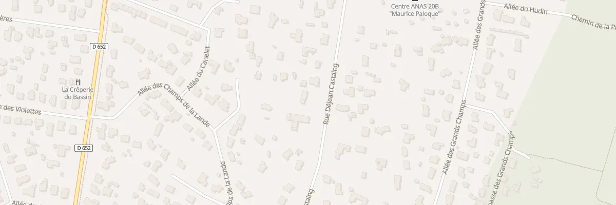 Plan du 86 Rue Dejean Castaing à Gujan-Mestras