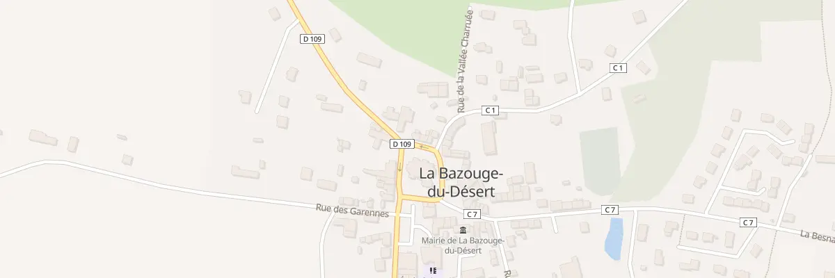 Plan du 2 Rue du Prince de Talmond à La Bazouge-du-Désert