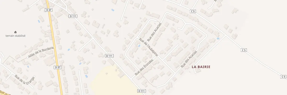 Plan du 7 Rue de l’aubépine à Tiffauges