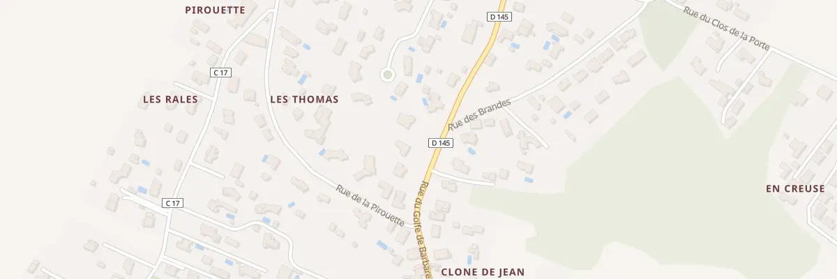 Plan du 10 Rue du Golfe de Barbareu à Étaules
