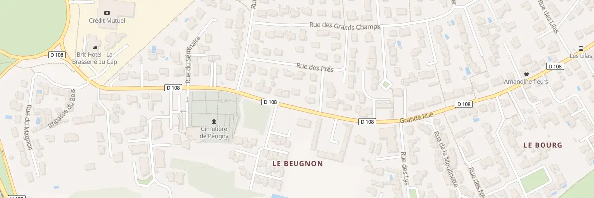 Plan du 80 Gr Grande Rue à Périgny