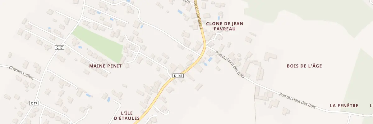 Plan du 28 Rue du Golfe de Barbareu à Étaules