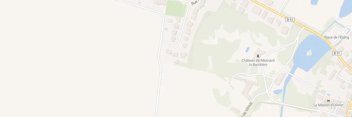 Plan du 25 Rue des Chaumes à Mesnard-la-Barotière