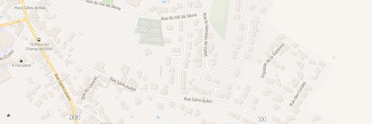 Plan du 12 Cité des coteaux à Tiffauges