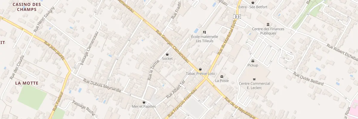 Plan du 79 Rue Georges Clémenceau à Marennes-Hiers-Brouage