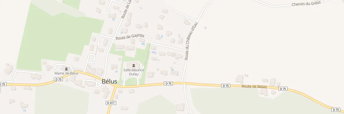 Plan du 204 Rte de Gayotte à Bélus