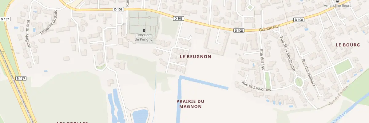 Plan du 3 Rue des Jacinthes à Périgny