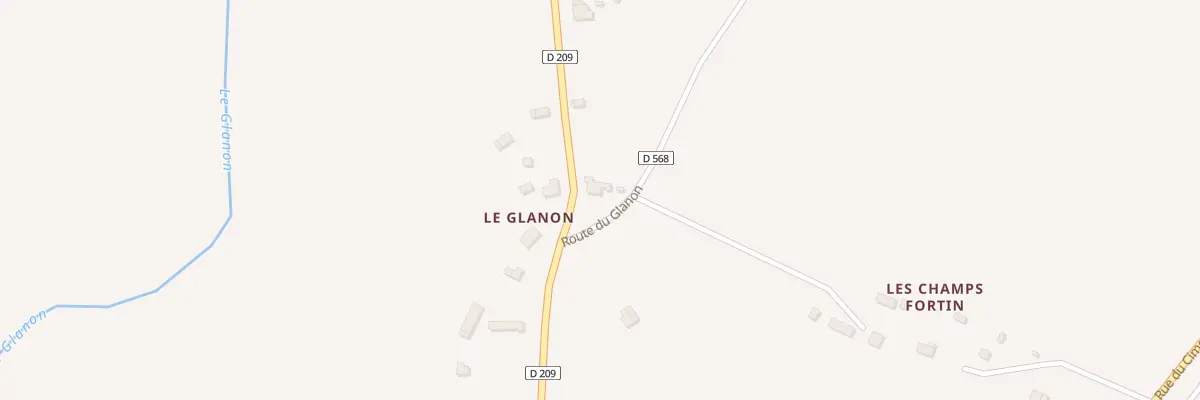 Plan du 89 Glanon à Cuves