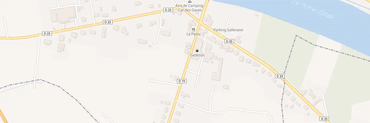 Plan du 94 Rte de Bidache à Peyrehorade