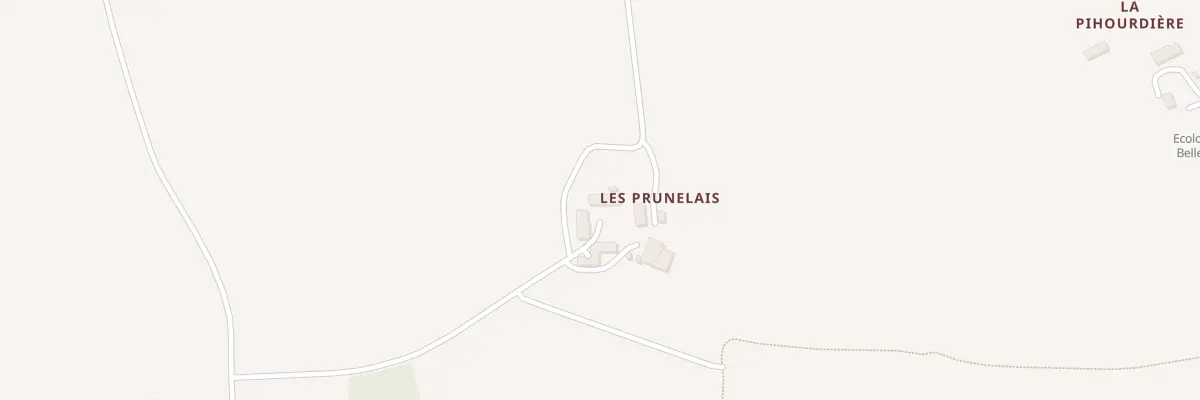Plan du 6 Les Prunelais à Saint-M’Hervé