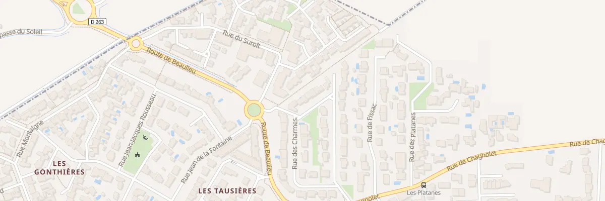 Plan du 30 Rue des Charmes à Périgny