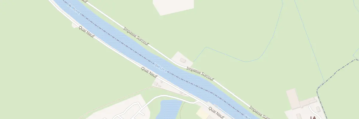 Plan du 2 Imp Surcouf à Osmanville