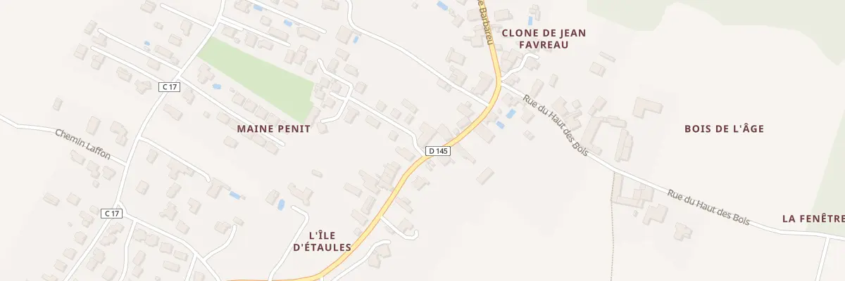 Plan du 34 Rue du Golfe de Barbareu à Étaules