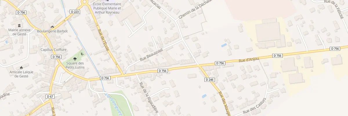 Plan du 60 Rue d’Anjou (Geste) à Beaupréau-en-Mauges
