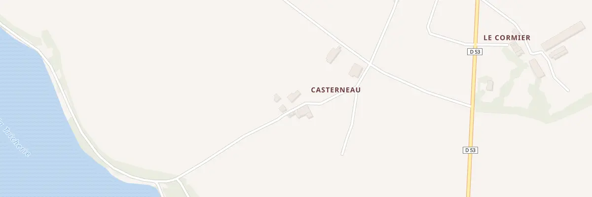 Plan du 5 Casterneau à Mesnard-la-Barotière