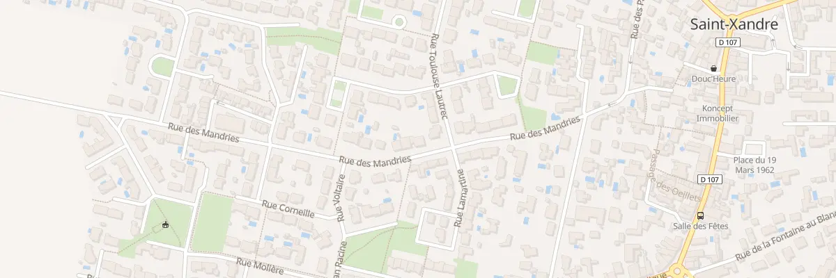 Plan du 5 Rue des Mandries à Saint-Xandre
