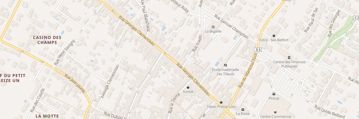 Plan du 100B Rue Georges Clémenceau à Marennes-Hiers-Brouage