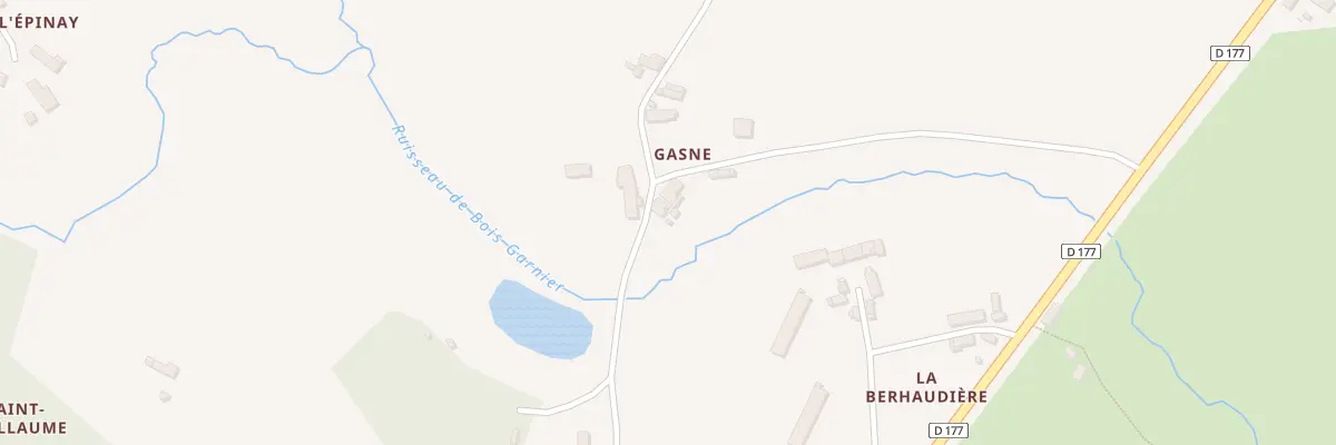 Plan du 349 Gasne à Louvigné-du-Désert