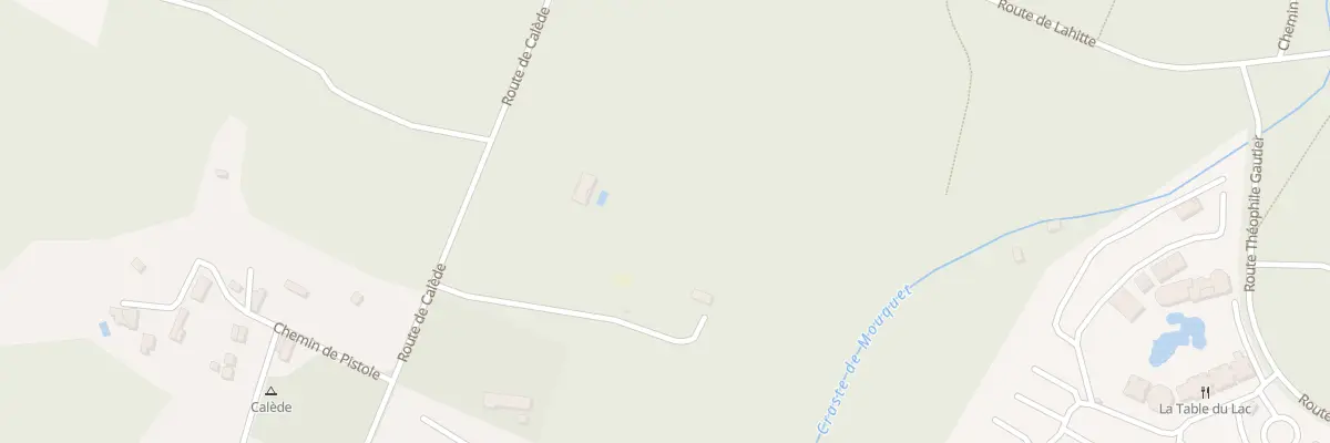 Plan du 251 Rte de Calède à Parentis-en-Born