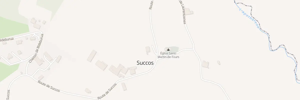 Plan du 5070 Succos à Amorots-Succos