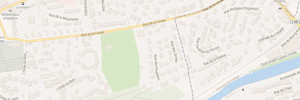 Plan du 10 Rue des Peupliers à Agneaux