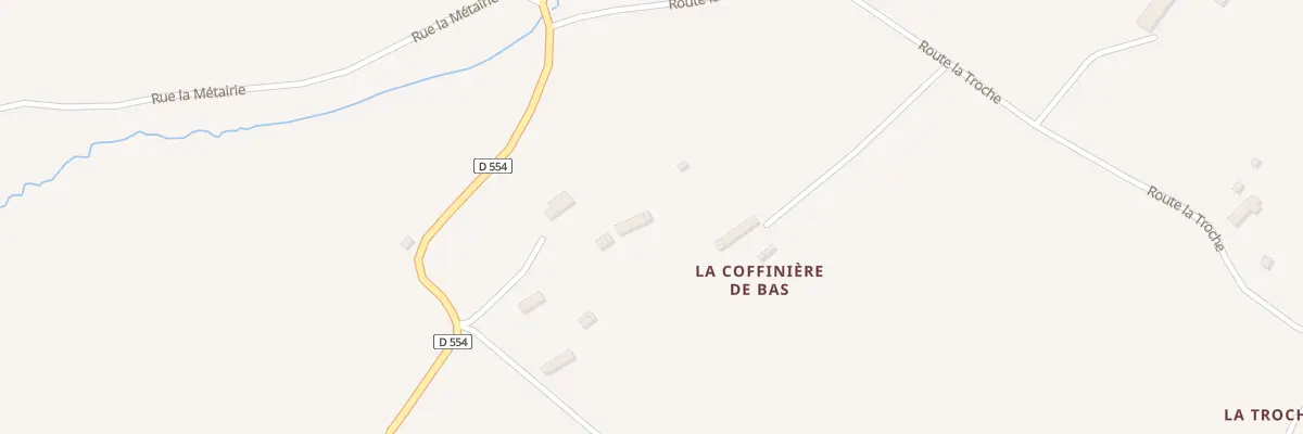 Plan du 5153 La Coffiniere de Bas à Montbray