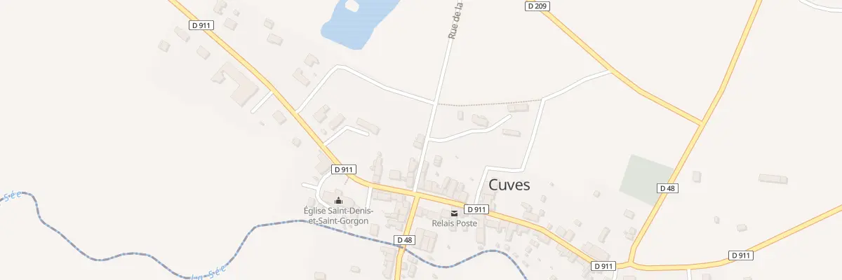 Plan du 5 Rue de la Gare à Cuves
