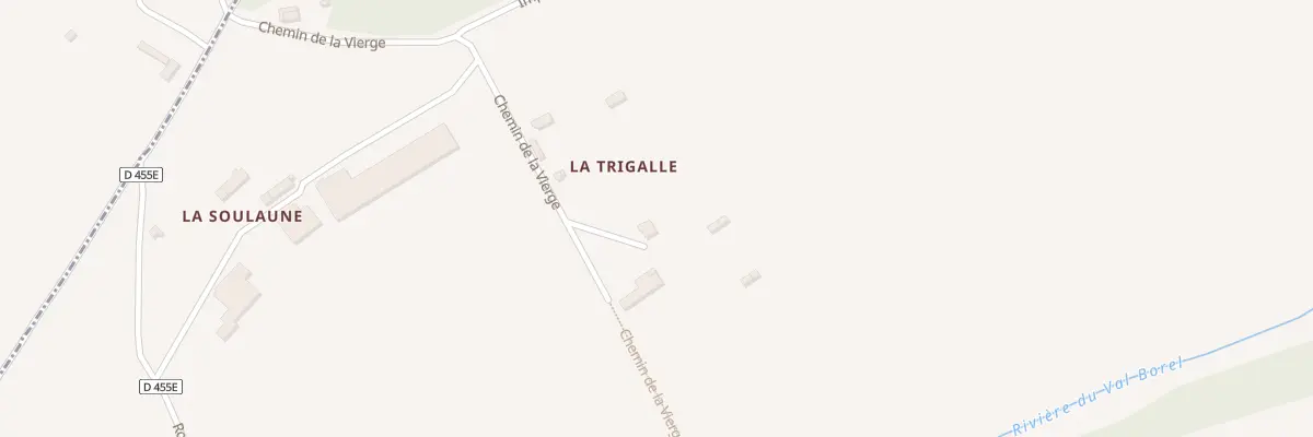 Plan du 355 Che de la Vierge à Montbray