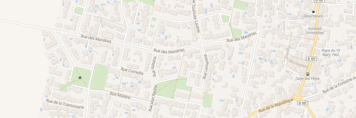 Plan du 16 Les Mandries à Saint-Xandre