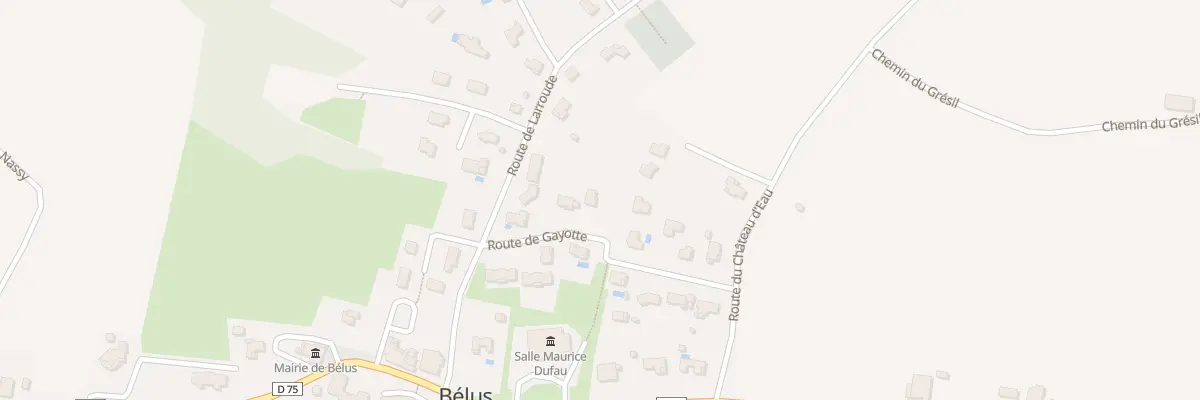Plan du 141 Rte de Gayotte à Bélus